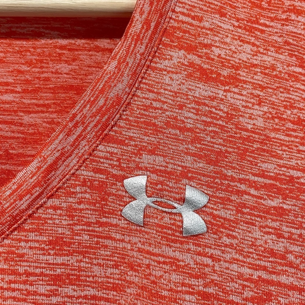 Under Armour Women’s Long  Sleeve Performance Shirt - Orange - Picture 4 of 11